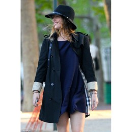 Anastasia Steele Light Brown Trench Coat Long Jacket (Cotton Coat) 3